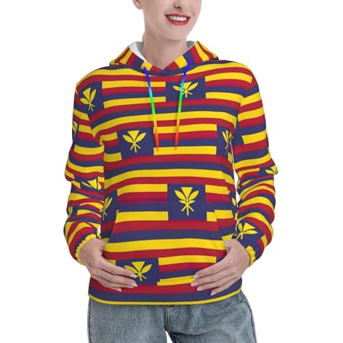 Sweat à capuche Hawaï cadeau d'automne femme avec poche confortable