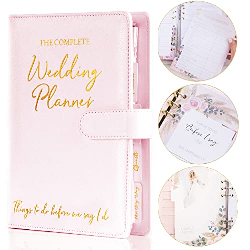Wedding Planner Book and Organizer for The Bride – Pink