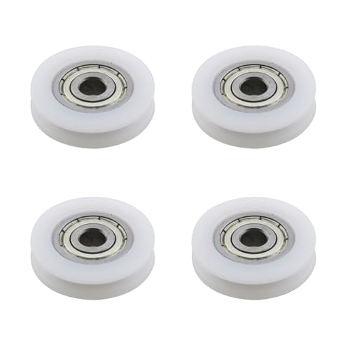 TAODAN 4PCS Chromium Steel Bearing Pulley 24x6x5mm Guide Wheel Drawer Roller Suitable for Industrial Equipment Micro Motors Office Equipment
