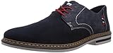 Obermaterial: Wildleder Rieker Herren B1402 Schnürhalbschuhe, Blau (pazifik/denim/14), 41