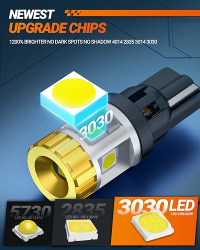 SEALIGHT 194 LED Bombilla para Luz de Matrícula 6000K Blanco miniatura 4