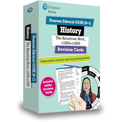 Pearson REVISE Edexcel GCSE History American West Revision Cards incl. online revision - for 2026, 2027 exams