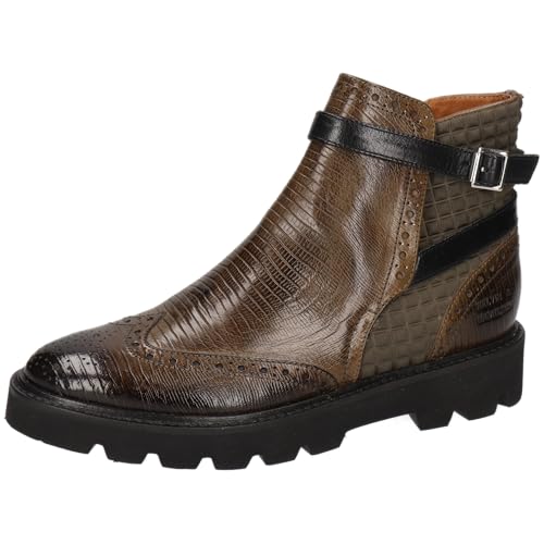 Melvin & Hamilton Selina 25 boots femme bottines cuir zip talon bloc