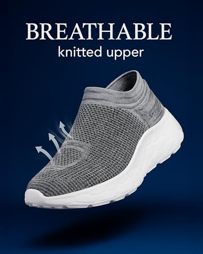 Image of Kraasa Walking Shoes for Men Height Increasing Sports Shoes Ultra Grip Soft Sole Gym Shoes Workout Lightweight Running Shoes for Men