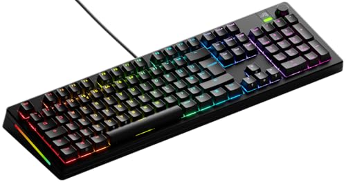 GLORIOUS Gaming GMMK 3 Custom Mechanical Gaming Keyboard, Full Size 100%, Modular Gasket System, Doubleshot PBT Keycaps, Aluminum Switch Plate, Hotswap 3 & 5-pin Switches, UK QWERTY - European