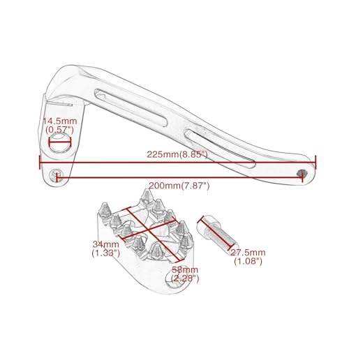 Kit frein central et repose-pieds Dyna contre fatigue dos - 7