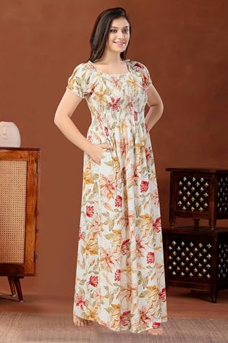 Image of Soulemo Girls & Women's Stylish Maxi Dress /Nighty (Outwear & Homewear) 16962