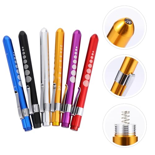 Lampe-stylo LED jaune chaud anti-éblouissement pour examen ORL