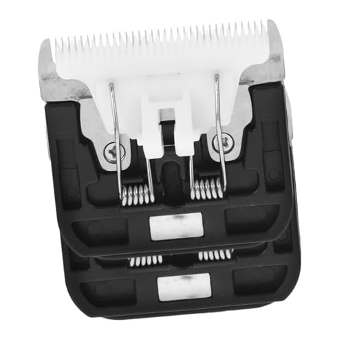 BESTYASH 2Pcs Dog Clipper Replacement Blades Durable Pet Hair Trimmer Heads for Cats and Dogs for Grooming Areas Convenient Storage and Transport