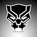 Marvel Black Panther LED Mood Light - Collectible Mask Lamp, White, 6 Inches Tall