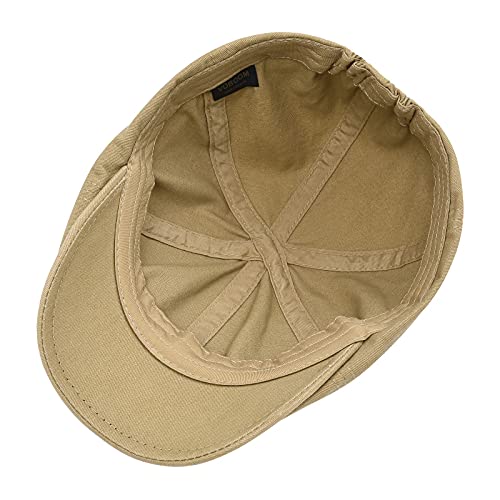 Image of VOBOOM Cotton Flat Cap Cabbie Hat Gatsby IVY Cap Irish Hunting Hat newsboy