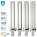 KOR (4 Pack) K22195 - PLS13W/2P/841 - Compact Fluorescent Plug-in - T4 - Single Tube - 13 Watt - 2-Pin (GX23) - 4,100 Kelvin (Cool White)