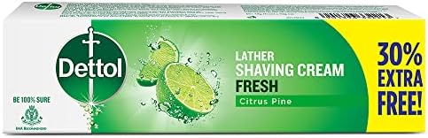 Dettol lather shaving cream 60g+18gfree=78g