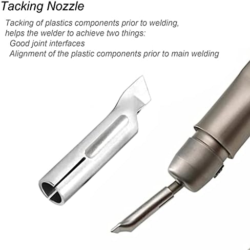 Plastic Welder Tips, Heat Gun Speed Welding Nozzle for Hot Air Torch PP PVC PE ABS Rods (Speed Welding Nozzle 4pc)