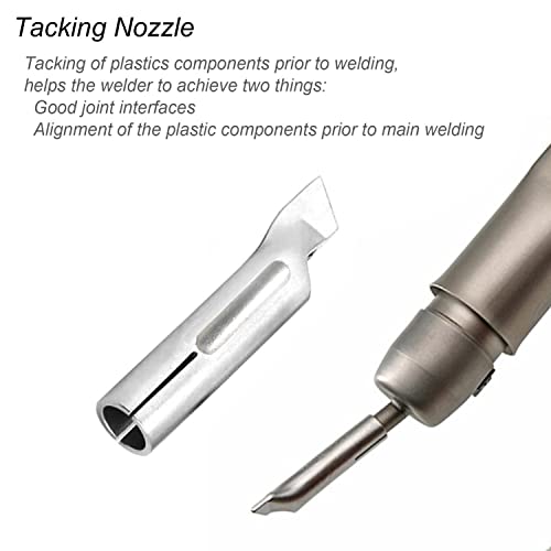 Plastic Welder Tips, Heat Gun Speed Welding Nozzle for Hot Air Torch PP PVC PE ABS Rods (Speed Welding Nozzle 4pc)