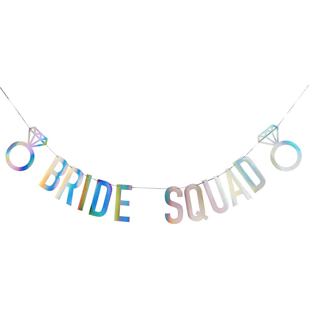CLUB GREEN Bride Squad BANER, Iridescent, 2m