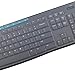 MUBUY Keyboard Cover Skin Protector Fit Logitech MK295 MK275 MK270 Wireless Keyboard, Logitech K200 K260 K270 MK200 MK260 Keyboard (NOT Fit Other Model Keyboards)-Clear