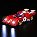 Produktbild YOKES LED Beleuchtungs Kit für Lego Speed Champions 76906, Upgrade LED Licht-Set Kompatibel Mit Lego Ferrari 512 M (Lego Modell Nicht Enthalten)