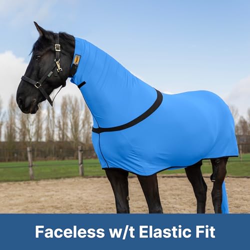 Image of RESISTANCE Premium Horse Sleazy Full Body Slicker with Full Zipper & Faceless Horse Care Sheet