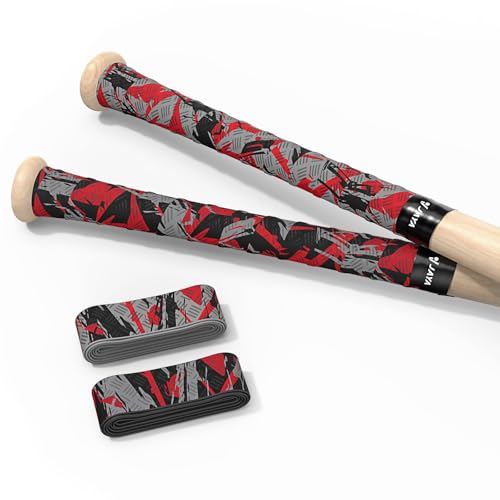 Baseball Bat Grip Tape 2 Pack Mixed Color - 1.1mm Cushioned Full Adhesive