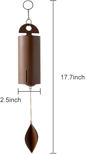 Miniatura 3 de Campana de resonancia profunda de 42 pulgadas, campanilla de viento conmemorativa con tonos melódicos relajantes, campanillas de viento de un solo