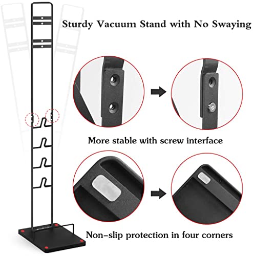 Haturi Vacuum Stand, Vacuum Accessories Stable Metal Storage Bracket Holder For Dyson Handheld V15 V11 V10 V8 V7 V6 Cordless Vacuum Cleaners, Black Dc30 Dc31 Dc34 Dc35 Dc58 Dc59 Dc62 Dc74 #TOP1