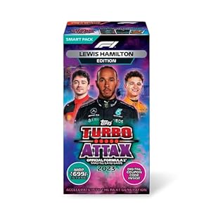 Topps F1 Turbo Attax Trading and Collectible Card Game (Smart Pack- Lewis Hamilton Version)