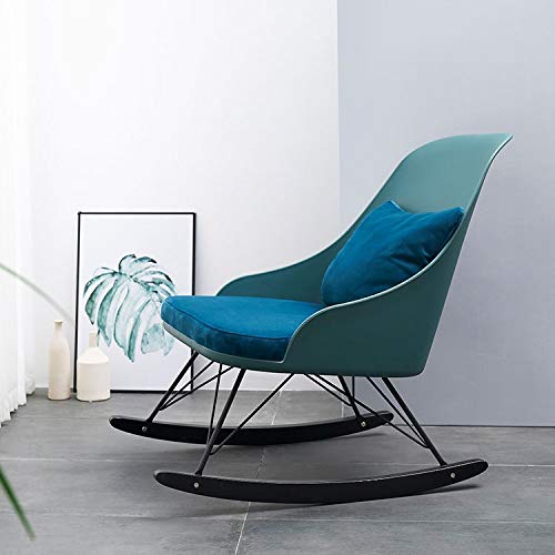 Acquire Rocking Chair Home Living Room Balcony Leisure Single Sofa Recliner Small Apartment Modern Minimalist Creative Lazy Chair (Color : B) #TOP2