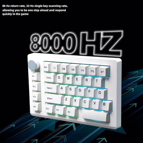 Clavier pour ESports à une main rétroéclairé de jeu professionnel et portable - 2