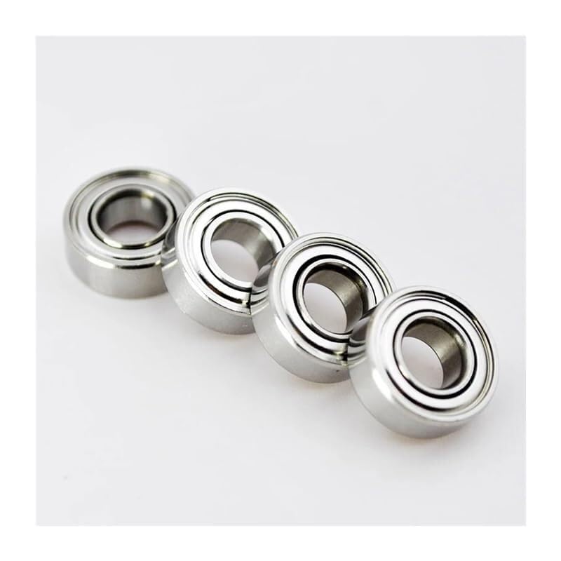 Rodamientos de Bolas, Rodamiento de cerámica híbrido SMR115ZZ Acero inoxidable MR115 ZZ 5x11x4 mm 1150 Diámetro interior 5 mm Rodamientos de bolas en miniatura (10 piezas)(2pcs)