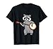 Lustiger Waschbär spielt Banjo - Waschbär Geschenk T-Shirt