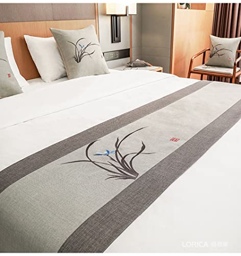 QFWMCW Corredor De La Cama Bed Runner Bed Bufanda Colcha Protección Funda De Almohada Ropa De Cama Bufanda Ropa De Cama Protector Funda Decorativa para Dormitorio Hotel Sala De Bodas Cover