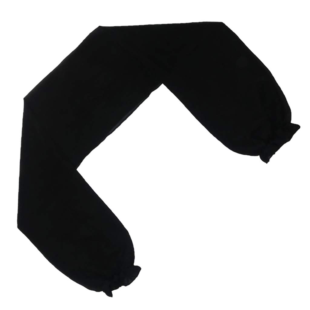 Geardeangloow Unisex Black Women Long Sleeve Chiffon Bolero Shrug