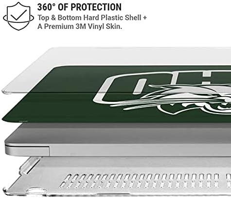 Skinit Case + Skin Compatible with MacBook Pro 15in (2016-19) - Officially Licensed Ohio University Outline Design