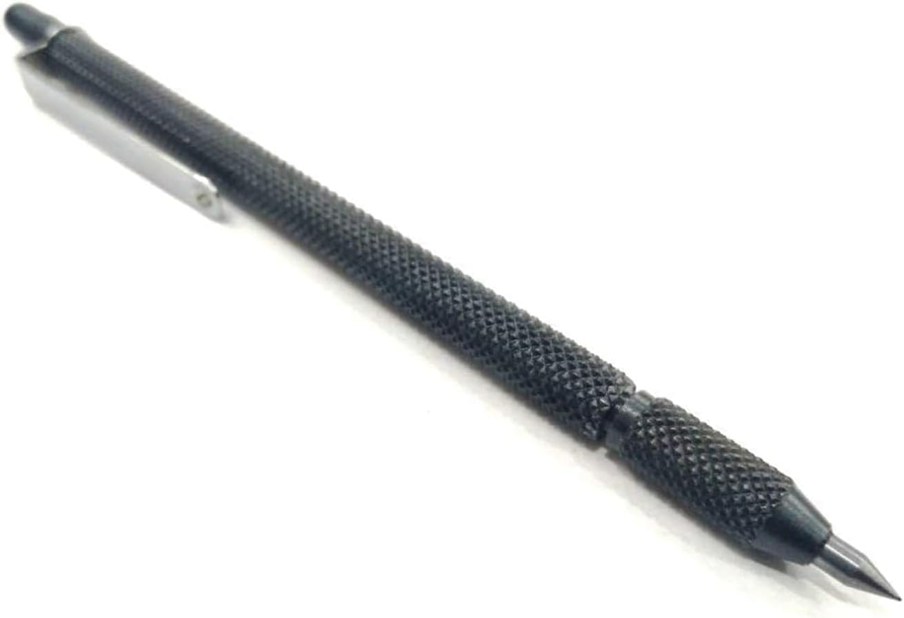 BUYOHLIC Carbide Pen Point Tipped Scribing Pen Tool Scriber Craft Tool With Extra Tip