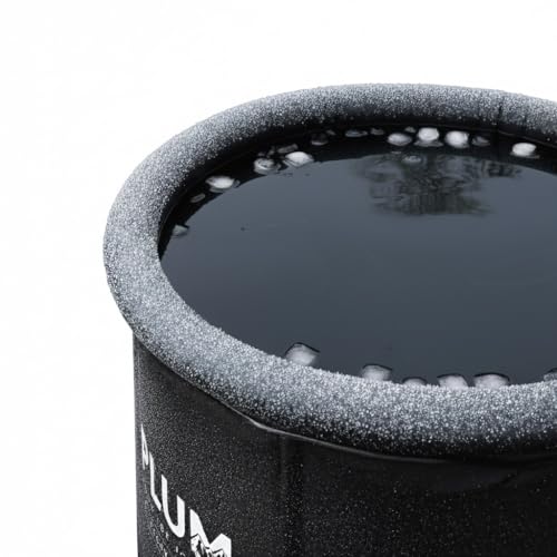 PLUM - Ø80cm Eisbad für Erwachsene - Ice Bath & Kaltwasserbad für Zuhause, tragbare Eisbad Tonne...