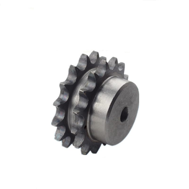 1 pièces 06B-2 Double rangée Pas 9.525mm Acier Industriel pignon Roue dentée 12/13/14/15/16/17/18/19/20/21/22/23/24/25/26/27 Dents (Size : 19 Teeth)