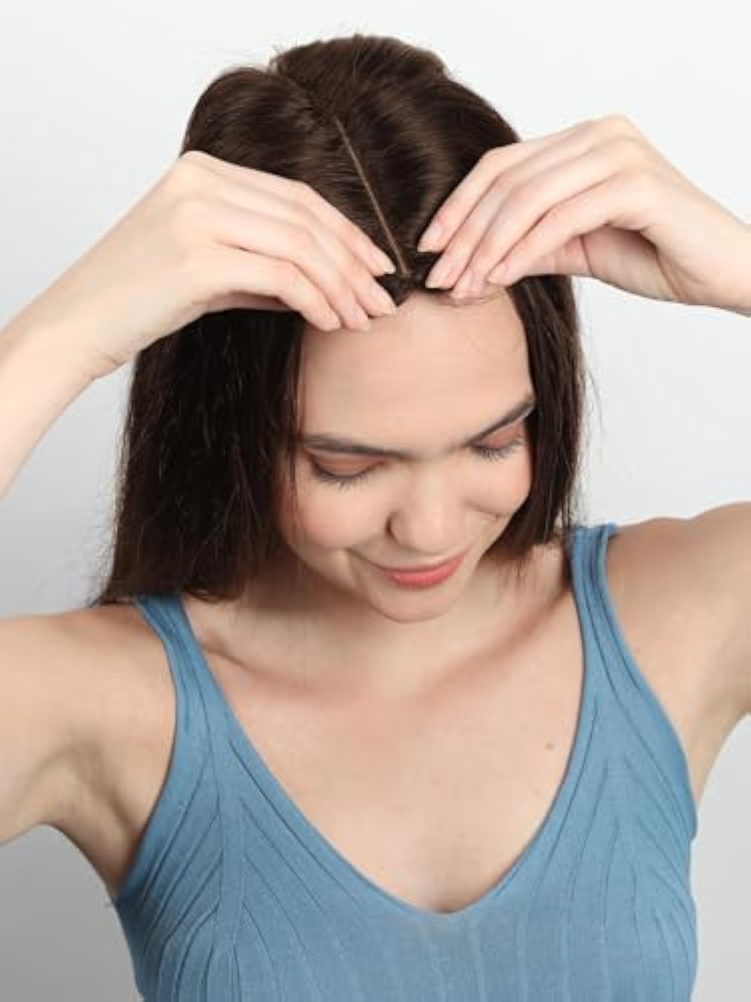 100% Human Hair Topper 4X4, Clip In Hairpiece