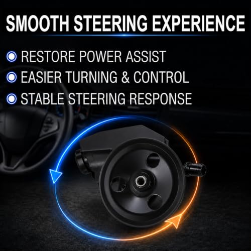 Image of Flecto 20-38771 Power Steering Pump Compatible with Jeep Cherokee Wrangler