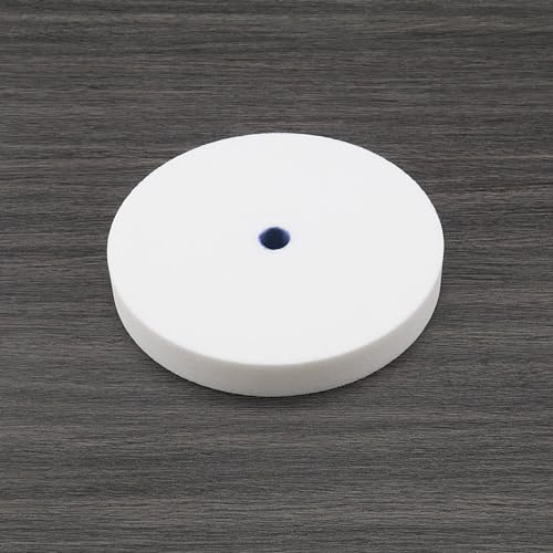 LT Easiyl 1 Stück 150mm Weiße Korund-Flachschleifscheibe 1/2 Zoll Spindel Körnung 80 Tischschleifscheibe zum Schleifen und Schärfen von Hartlegierungswerkzeugen