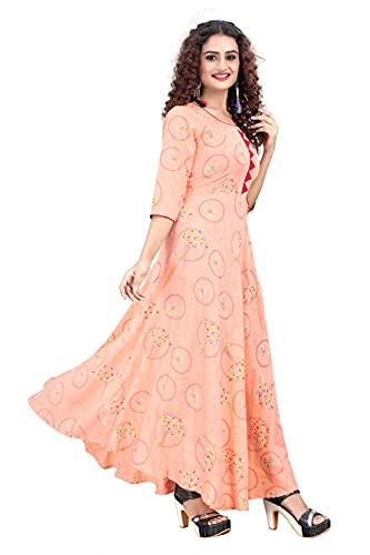 Image of M-FASHION Women's Rayon Regular Kurti