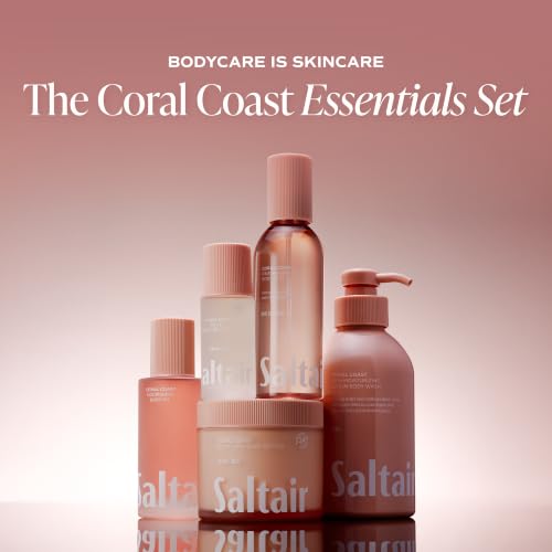Image of Saltair Multi-Lipid Body Butter | Coral Coast Ceramide Moisture | 10 oz | Creamy texture with conditioning ingredients for lasting hydration and a soft comfortable finish