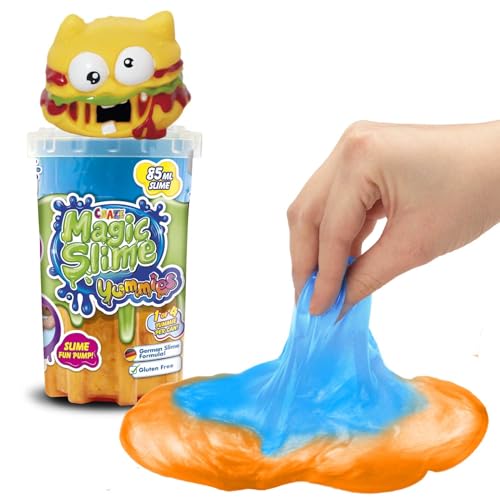Craze Magic Slime Yummies Slime Infantil En Colores Neón Con Diferentes Personajes Para Absorber - Juego De Slime En Lata De 85 Ml, Colorido Slime Infantil Sin Residuos