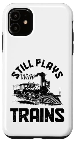 Still Plays With Train @֎Ԗ͌^S X}zP[X iPhone 11 p
