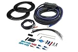 Scosche EFX Rogue RPAK8PS16 True 8 GA OFC High Current Amp Wiring Kit - 16' Marine/Powersports Amplifier and Subwoofer Installation Kit Oxygen Free Copper Cables, Remote Wire and in-Line Fuse Holder