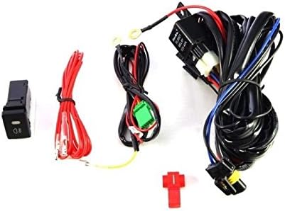 Fog Light Bumper Lamps W/Wiring Kit Compatible with 2007-2012 Toyota Tundra New