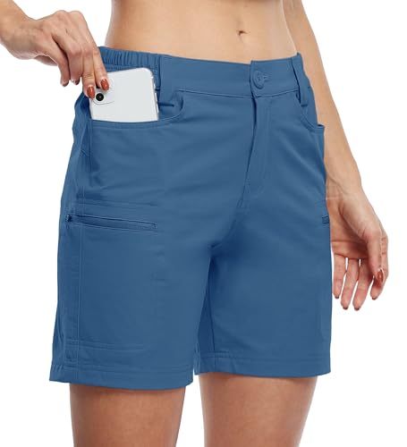 Short de randonnée cargo femme respirant voyagez léger sans contrainte