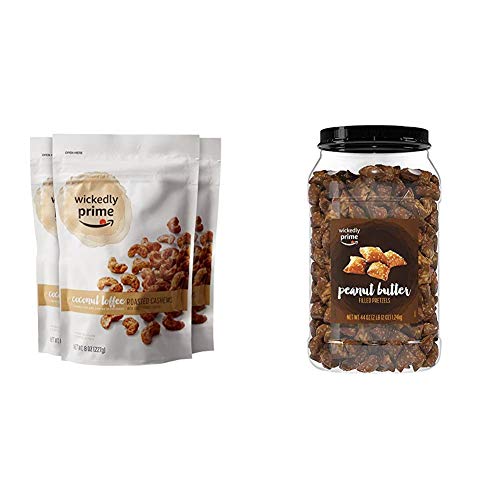 Amazon Brand Wickedly Prime Roasted Cashews Coconut Toffee Snack Pack 1 5 Ounce Pack Of 15 Buy Online In Luxembourg At Luxembourg Desertcart Com Productid