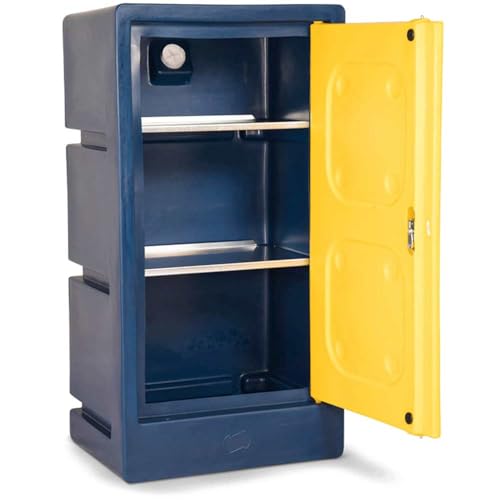 Image of Armorgard Chemcube Plastic Secure Chemical Materials Cabinet 695mm 515mm 1310mm
