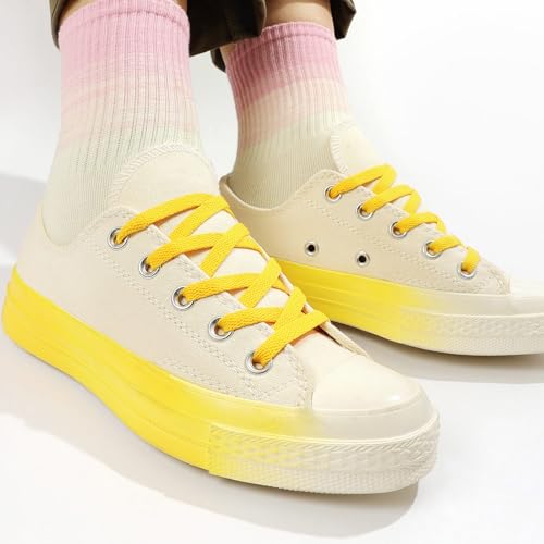 Image of Stepace [2 Pairs Flat Shoe Laces for Sneakers 30 inch-72 inch Length 26 Color Shoelaces